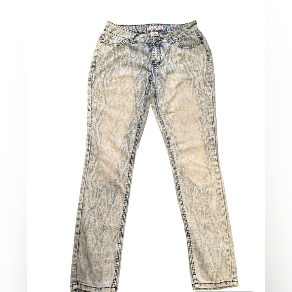 Denim & Rivets Acid Washed Jeans Juniors Size 11